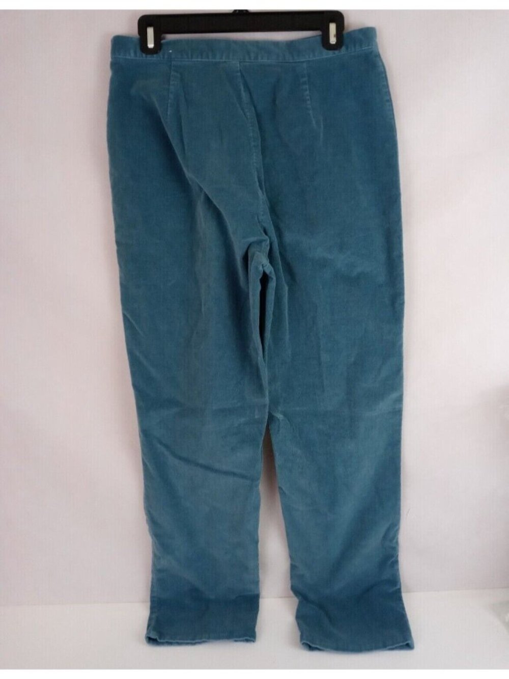 Dressbarn Women's Teal Soft Corduroy Straight Leg Jeans Size 12